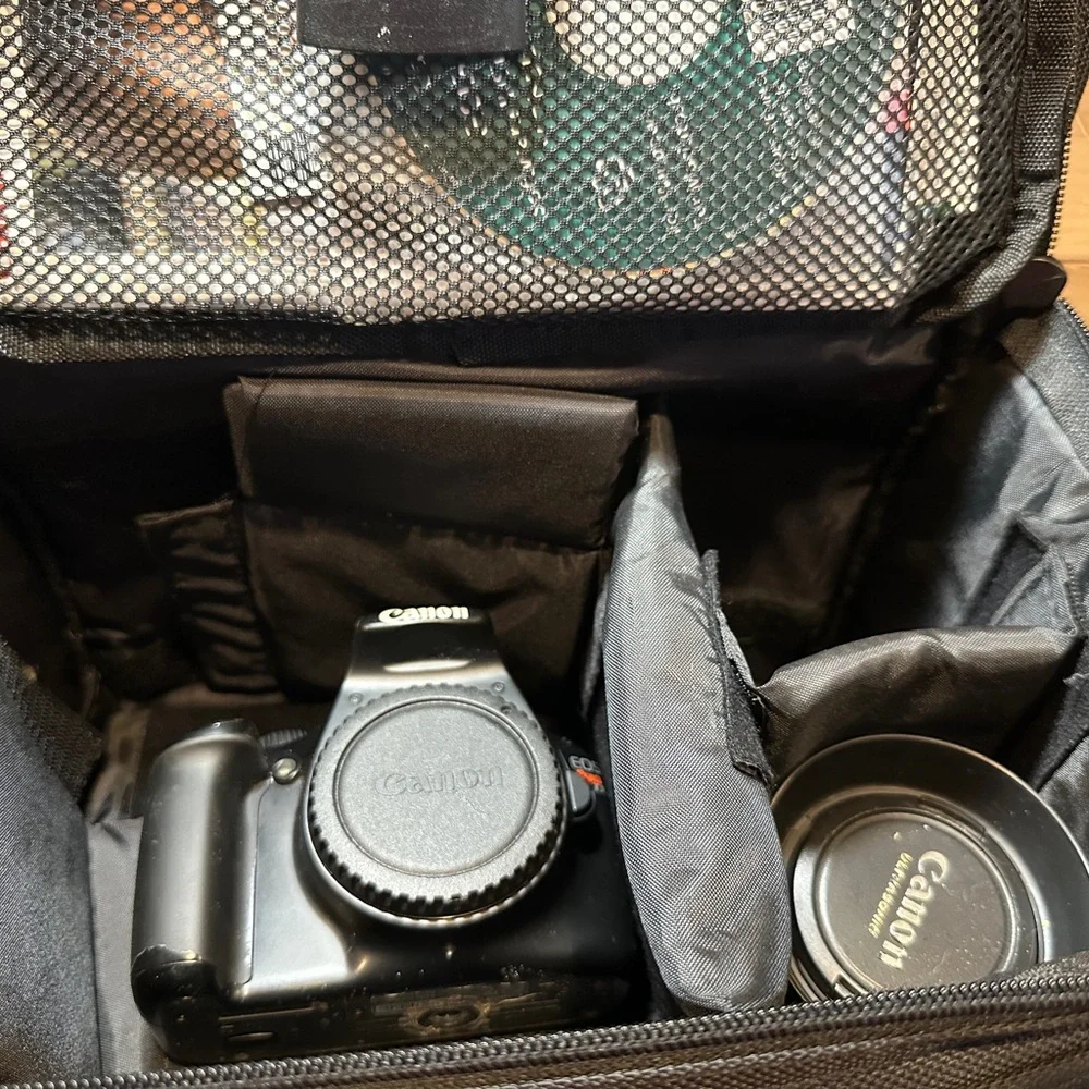 Pre-Loved Canon Rebel EOS T3 Digital SLR Camera with 18-55mm Lens + accessories